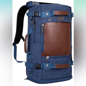 Witzman mens travel backpack canvas